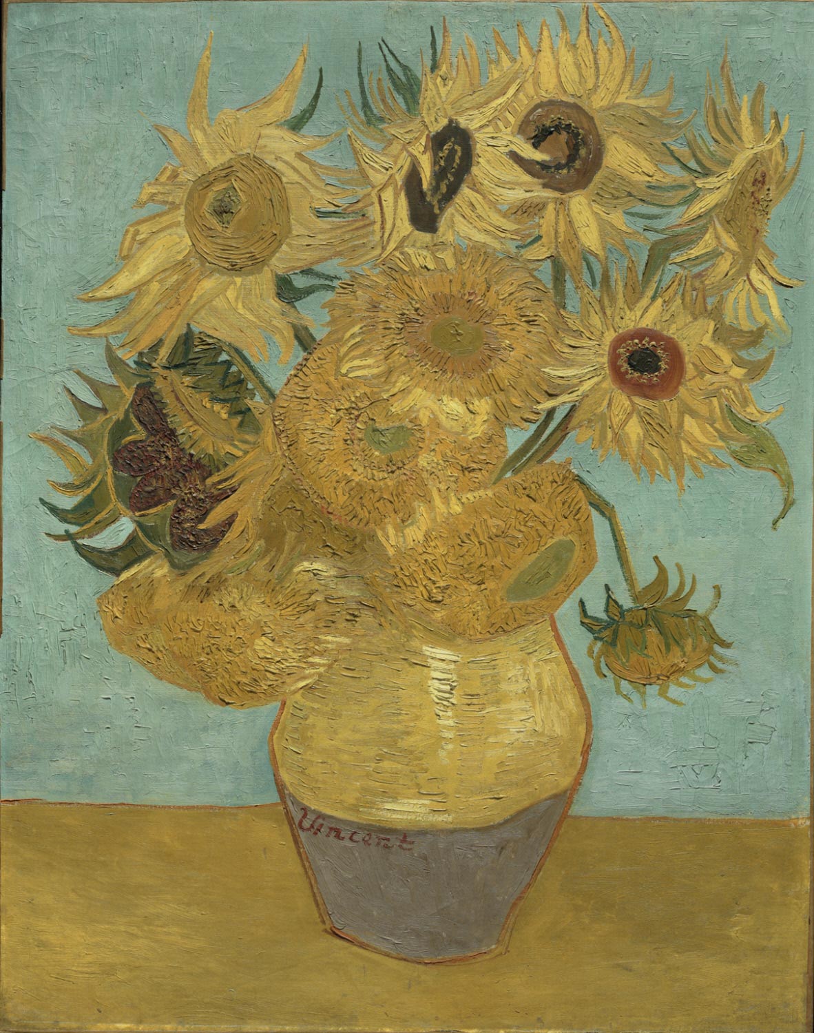 Still Life: Vase with Twelve Sunflowers 1889